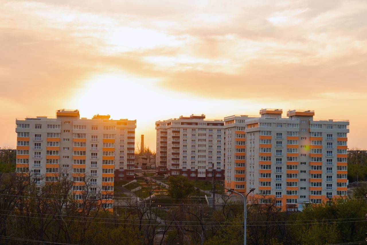 В новых регионах возвели 70 многоквартирных домов..
