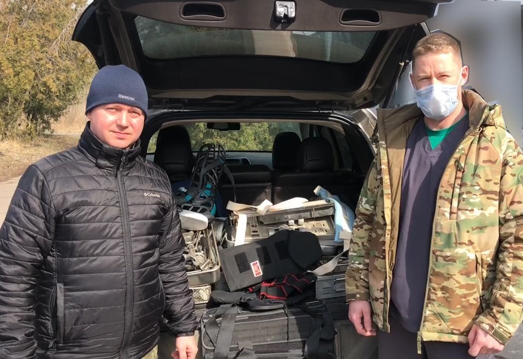 Помощь от Бердянского района привезли в военный госпиталь Запорожской области.
