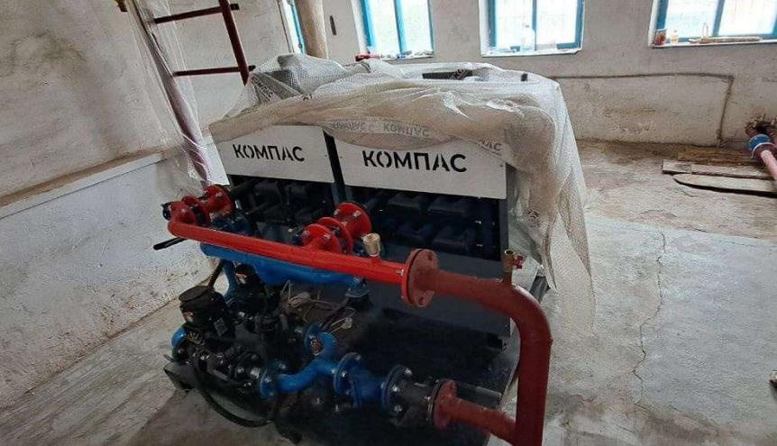 Ремонт котельной в школе села Азовское — на финальной стадии.