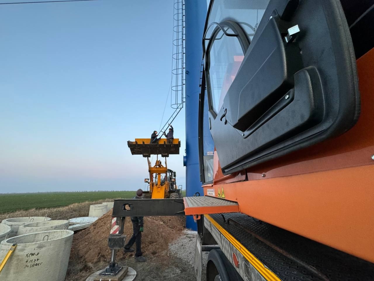 Чувашия устанавливает водонапорную башню в Дмитровке.