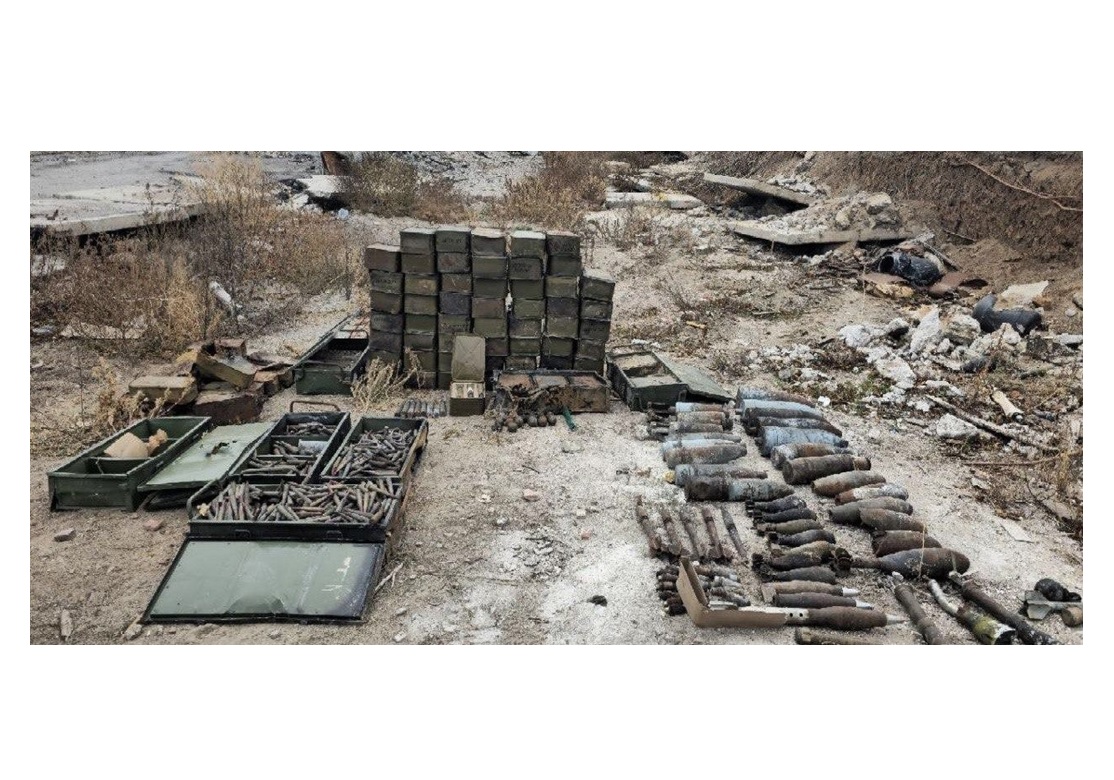 Полицейские Запорожской области изъяли боеприпасы.